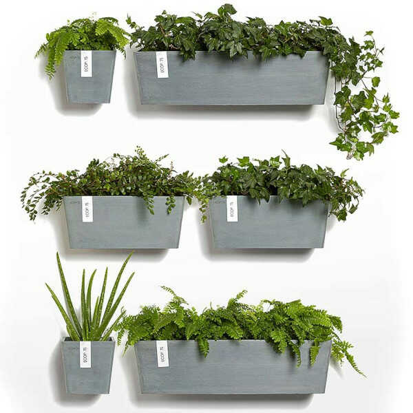 Σύνθεση Γλαστρών Manhattan Wall της Ecopots